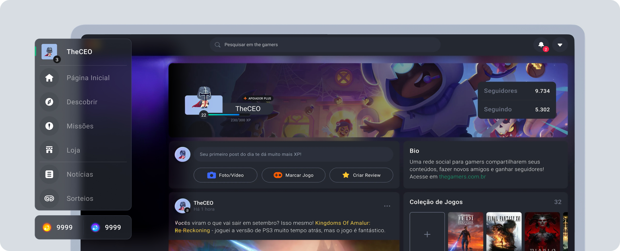 The Gamer’s Social Media The Gamer’s Social Media