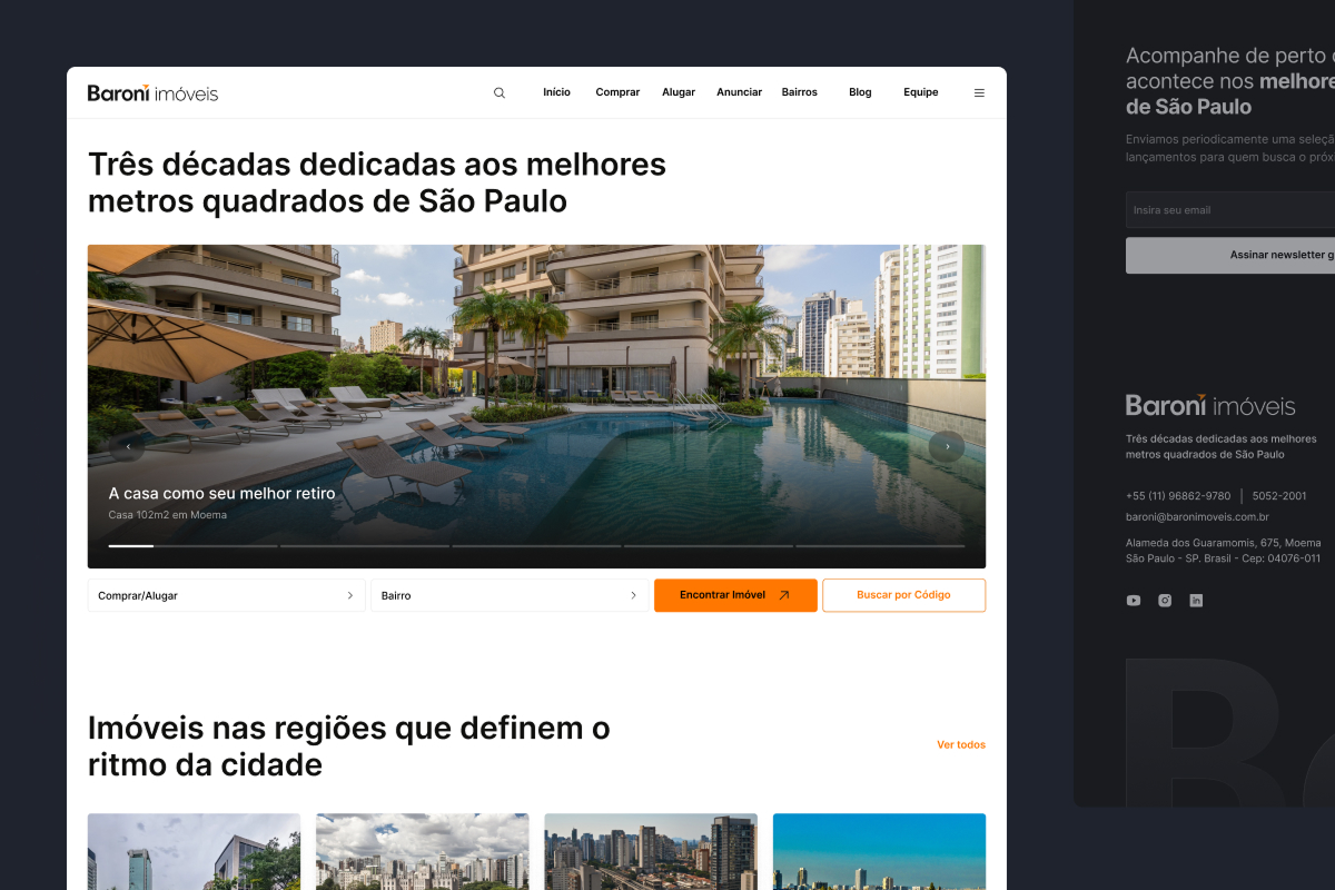 Case - Baroni Imóveis